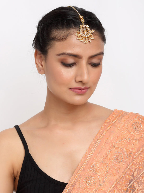 Kundan Maang Tikka - Ruby Raang - Distacart