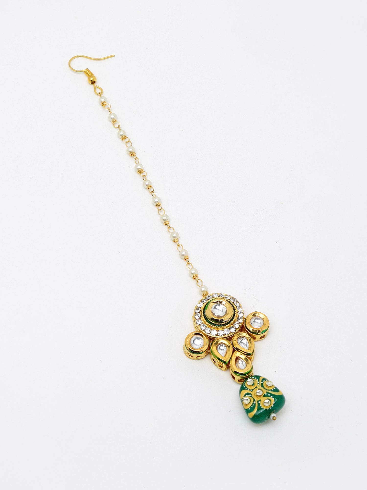 Kundan Maang Tikka - Ruby Raang - Distacart