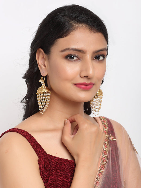 Pearl Jhumkay - Ruby Raang - Distacart