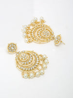 Thumbnail for Kundan Pearl Earrings - Ruby Raang - Distacart