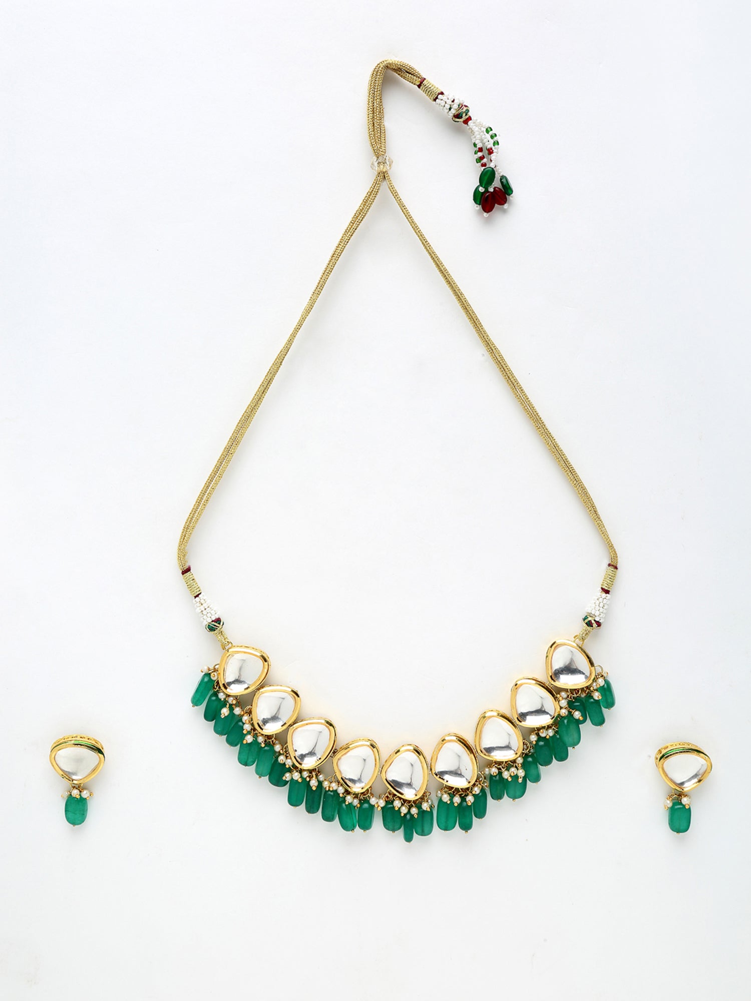 Kundan Choker With Studs - Ruby Raang - Distacart