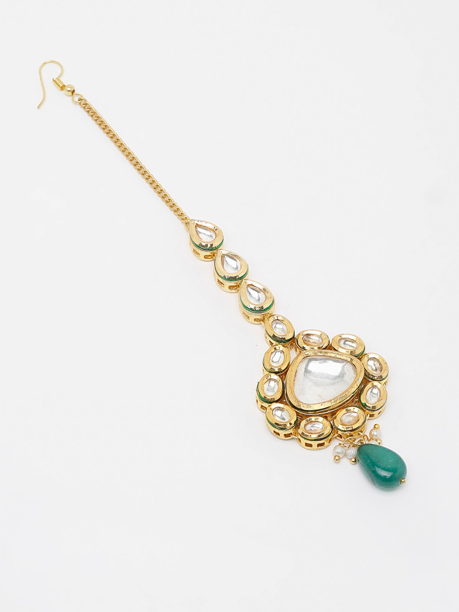 Kundan Maang Tikka - Ruby Raang - Distacart