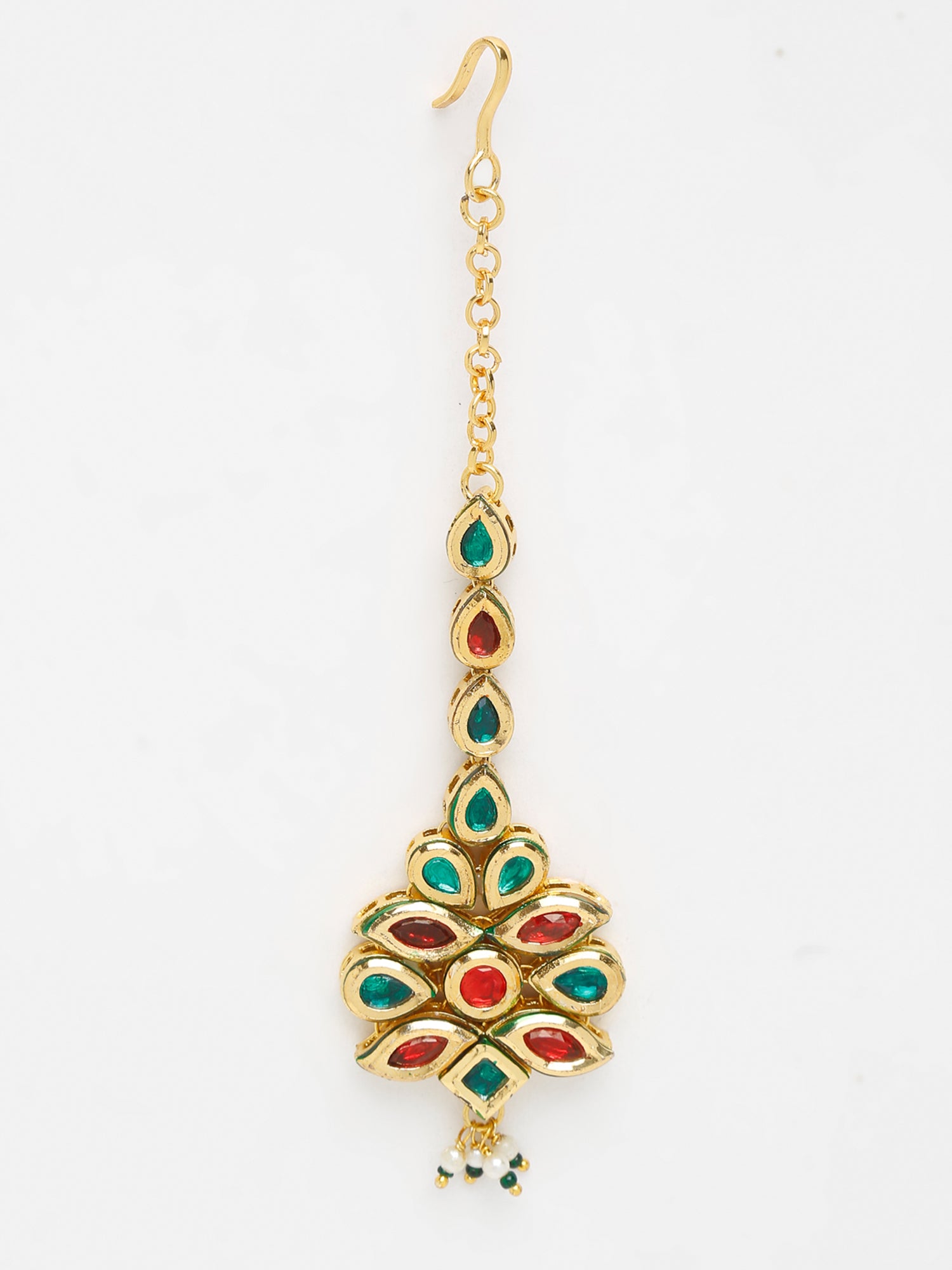 Kundan Maang Tikka - Ruby Raang - Distacart