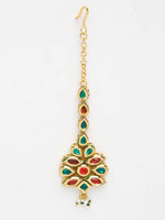 Thumbnail for Kundan Maang Tikka - Ruby Raang - Distacart