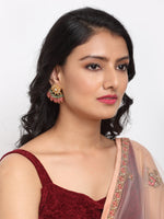 Thumbnail for Stone Kundan Earrings - Ruby Raang - Distacart