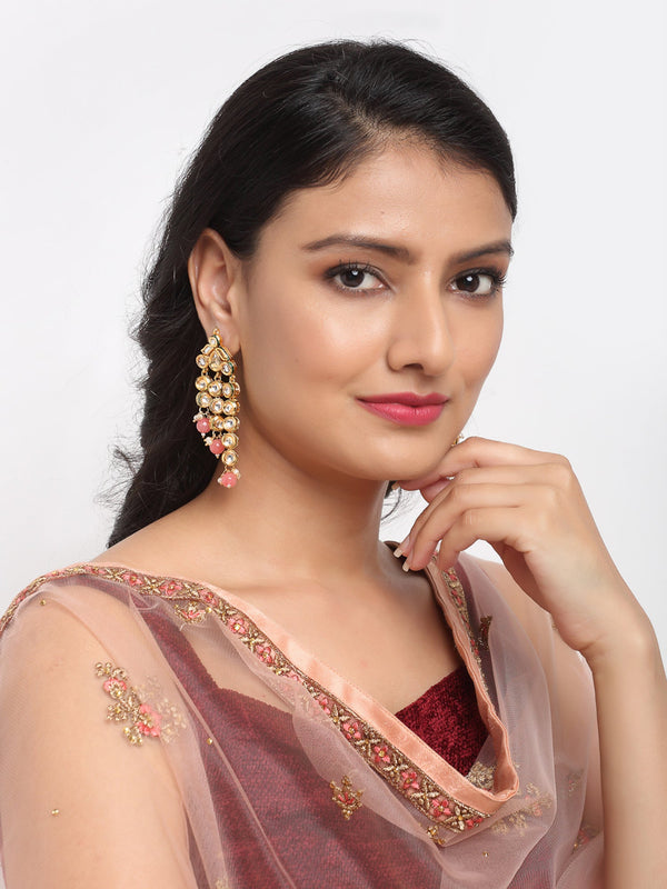 Kundan Earrings - Ruby Raang - Distacart