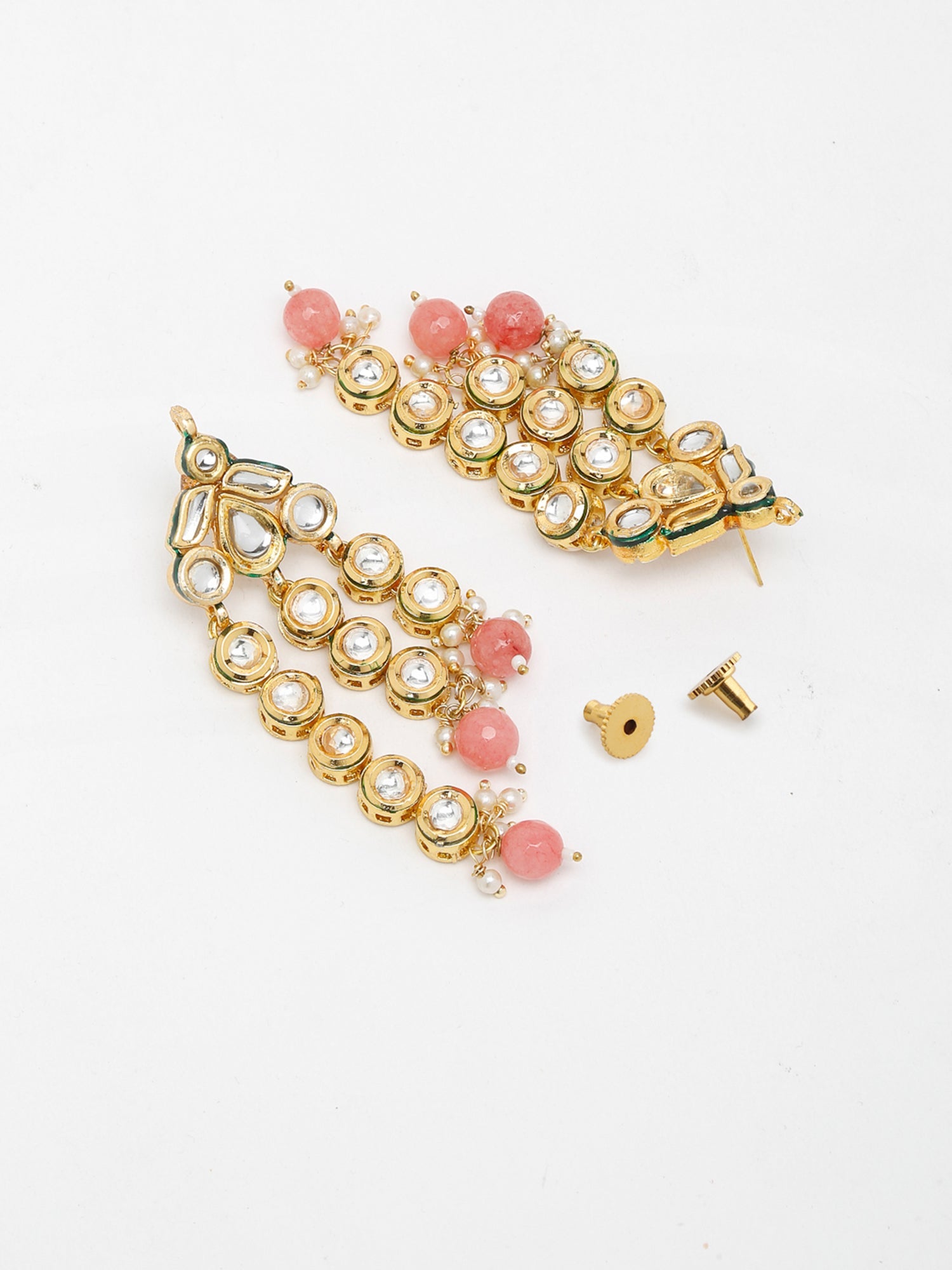 Kundan Earrings - Ruby Raang - Distacart