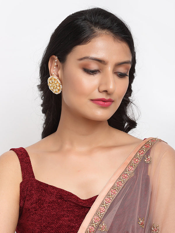 Kundan Studs - Ruby Raang - Distacart