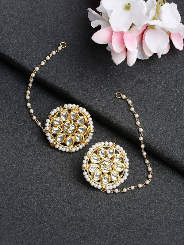 Kundan Studs - Ruby Raang - Distacart