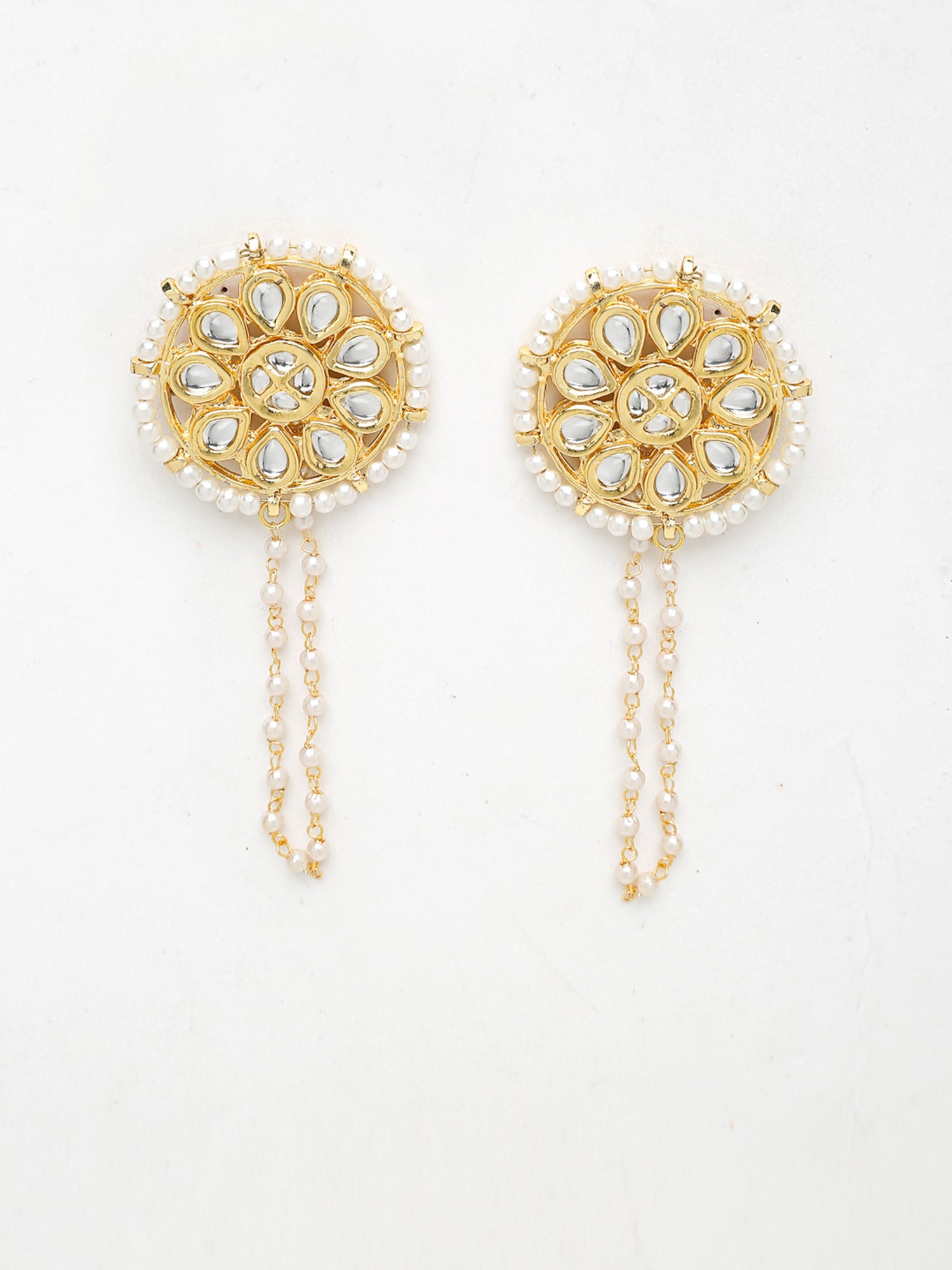 Kundan Studs - Ruby Raang - Distacart