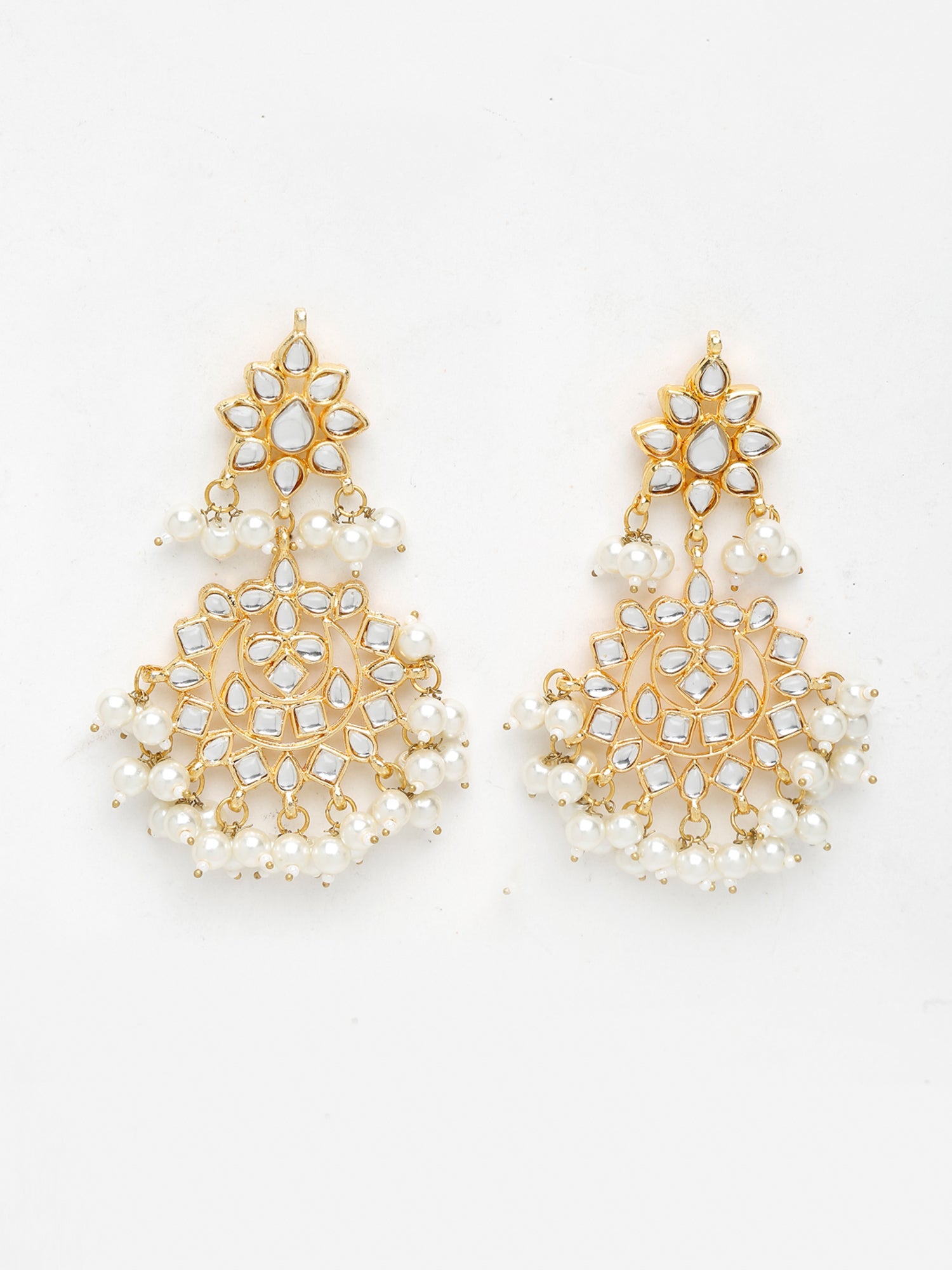 Kundan Earrings - Ruby Raang - Distacart