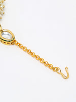 Thumbnail for Kundan And Pearl Maang Tikka - Ruby Raang - Distacart