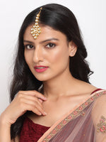 Thumbnail for Kundan Maang Tikka - Ruby Raang - Distacart