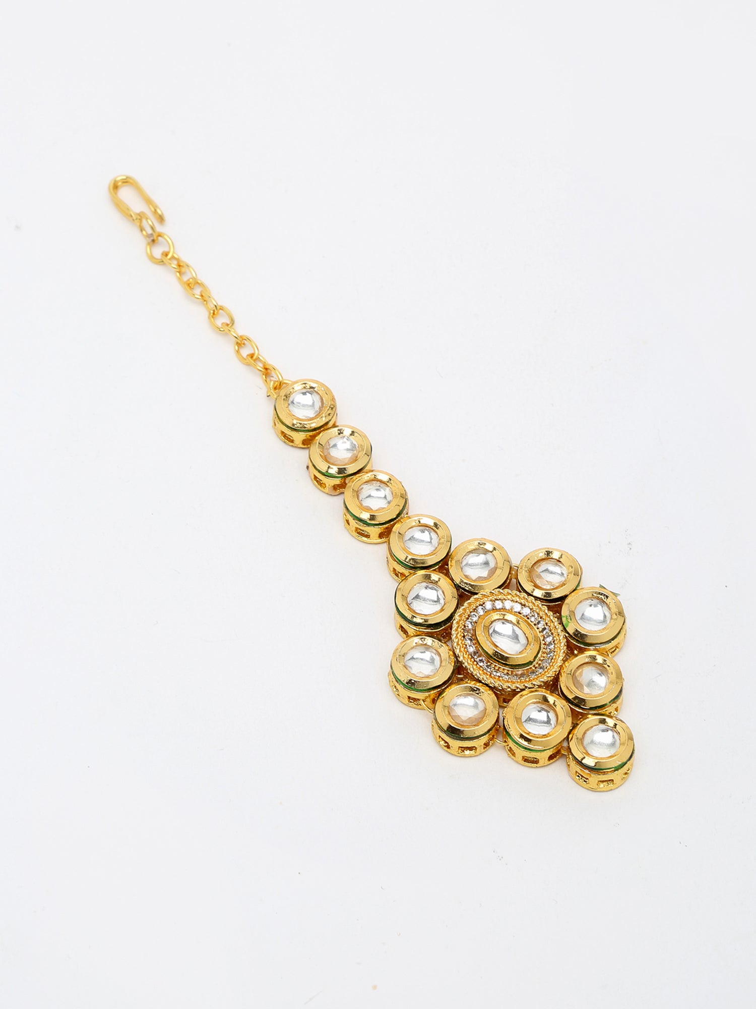 Kundan Maang Tikka - Ruby Raang - Distacart