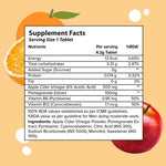Thumbnail for PLIX The Plant Fix Apple Cider Vinegar Effervescent Tablet with Mother - Orange Squeeze - Distacart