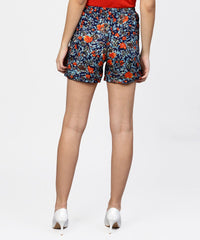 Thumbnail for NOZ2TOZ Floral Printed HIgh - Waisted Shorts with Side Pockets - Distacart