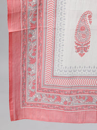 Thumbnail for NOZ2TOZ Women Pink Three-Quarter Sleeves Straight Kurta Palazzo With Dupatta - Distacart