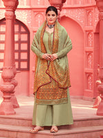 Thumbnail for Myra Pista Digital Print French Crepe Palazzo Suit