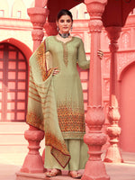 Thumbnail for Myra Pista Digital Print French Crepe Palazzo Suit