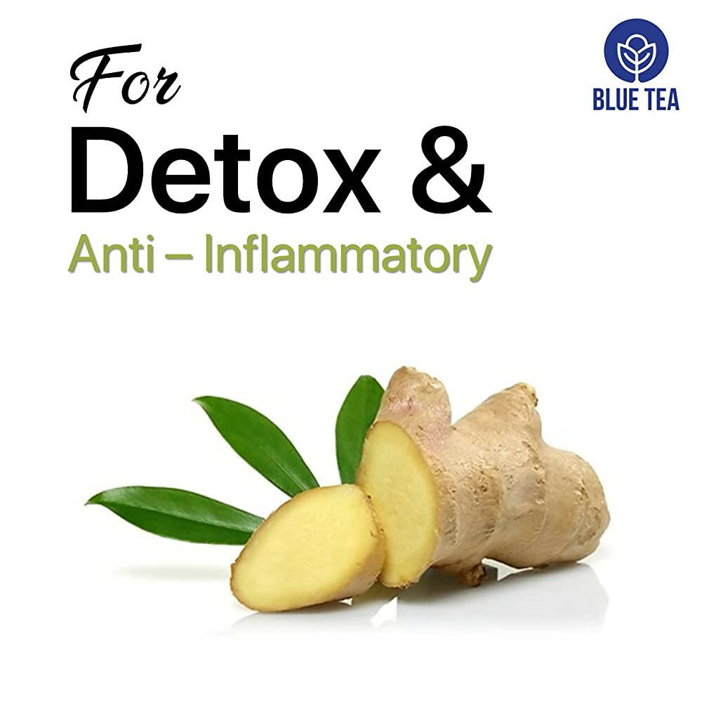 Blue Tea Butterfly Pea Ginger Herbal Tea Bags - Distacart