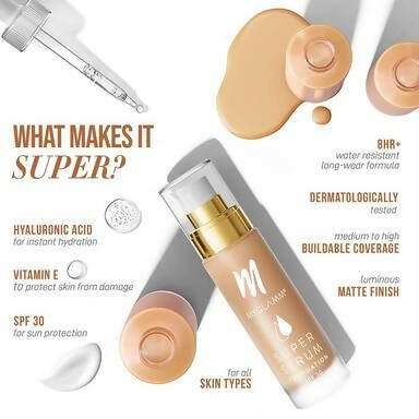MyGlamm Super Serum Foundation - 102N Lightful - Distacart