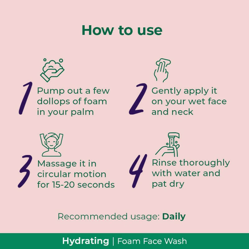Palmolive Hydrating Foam Face Wash - Distacart