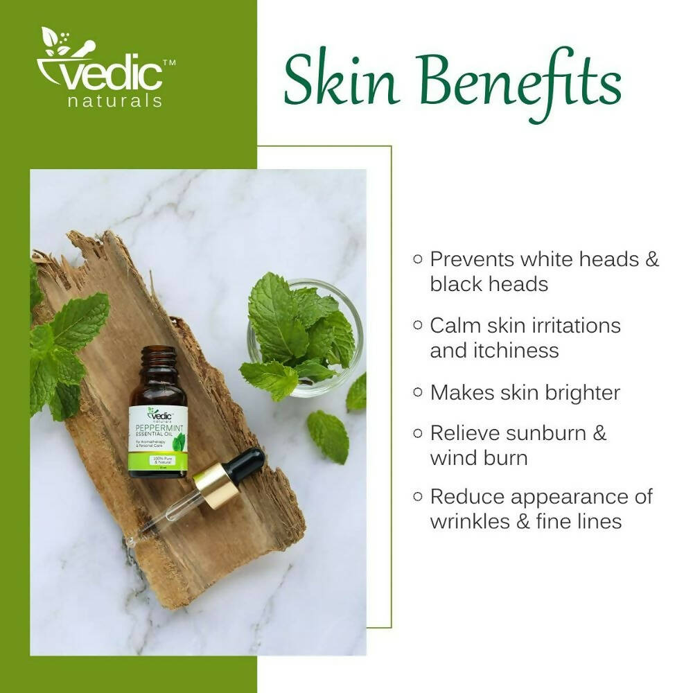 Vedic Naturals Peppermint Essential Oil - Distacart