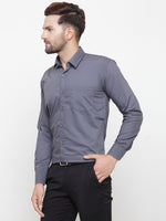 Thumbnail for Jainish Men's Cotton Solid Grey Formal Shirt's ( SF 361Grey ) - Distacart
