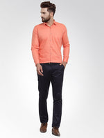 Thumbnail for Jainish Men's Cotton Solid Starfish Orange Formal Shirt's ( SF 361Starfish-Orange ) - Distacart