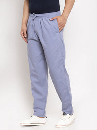 Thumbnail for Jainish Men's Grey Solid Cotton Track Pants ( JOG 011Light-Grey ) - Distacart