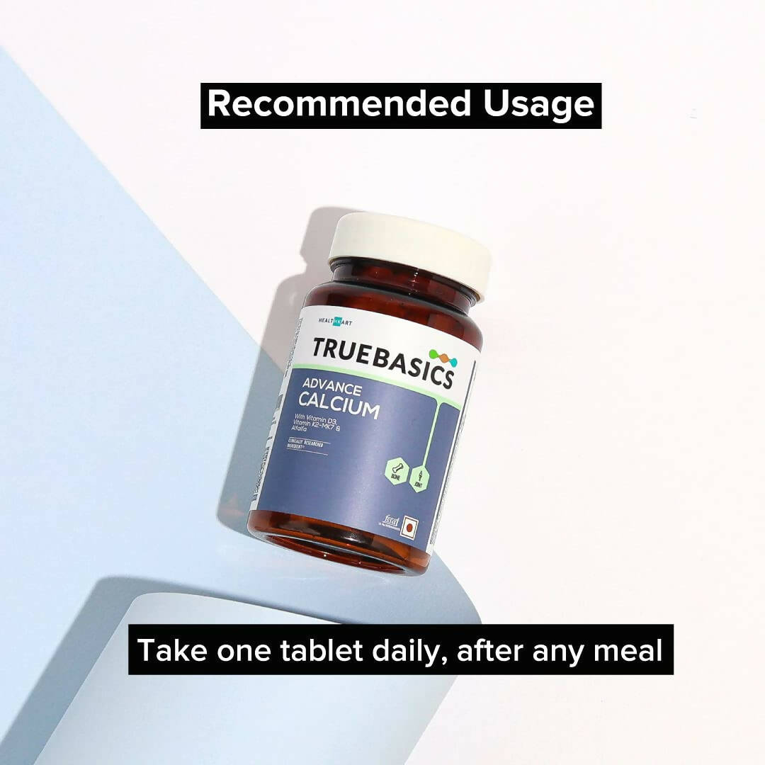 TrueBasics Advance Calcium Tablets for Women and Men - Distacart
