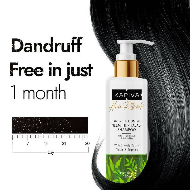 Kapiva Ayurveda Hair Rituals Neem Triphaladi Shampoo for Dandruff Control - Distacart