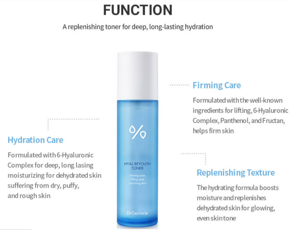 Dr.Ceuracle Hyal Reyouth Toner - Distacart