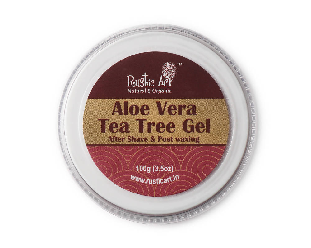 Rustic Art Tea Tree Gel After Shave & Post Waxing - Distacart