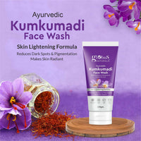 Thumbnail for Globus Naturals Ayurvedic Kumkumadi Skin Lightening Face Wash - Distacart