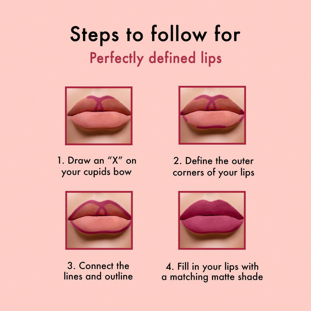 Lakme Perfect Definition Lip Liner - Strawberry Pie - Distacart