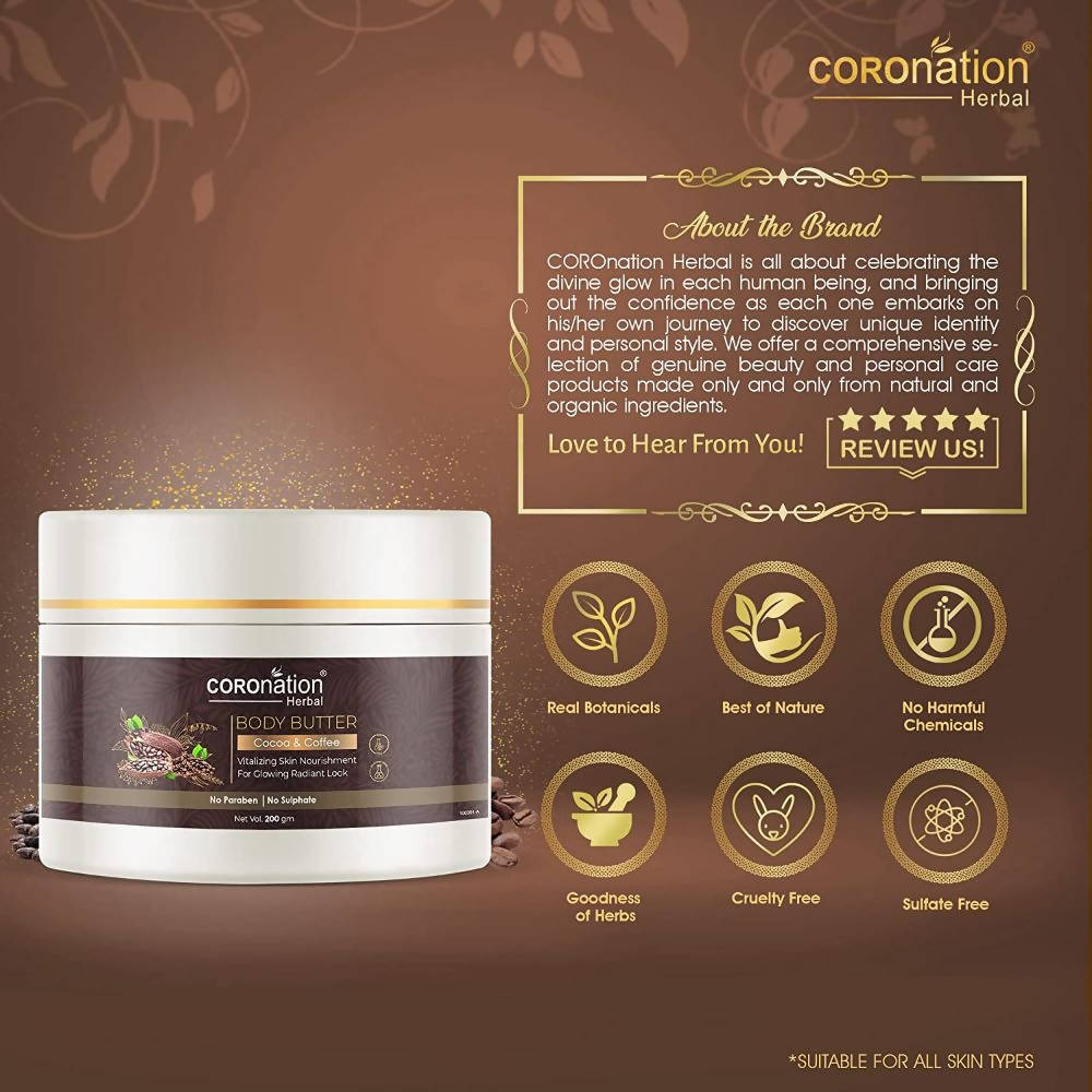 Coronation Herbal Cocoa & Coffee Body Butter - Distacart