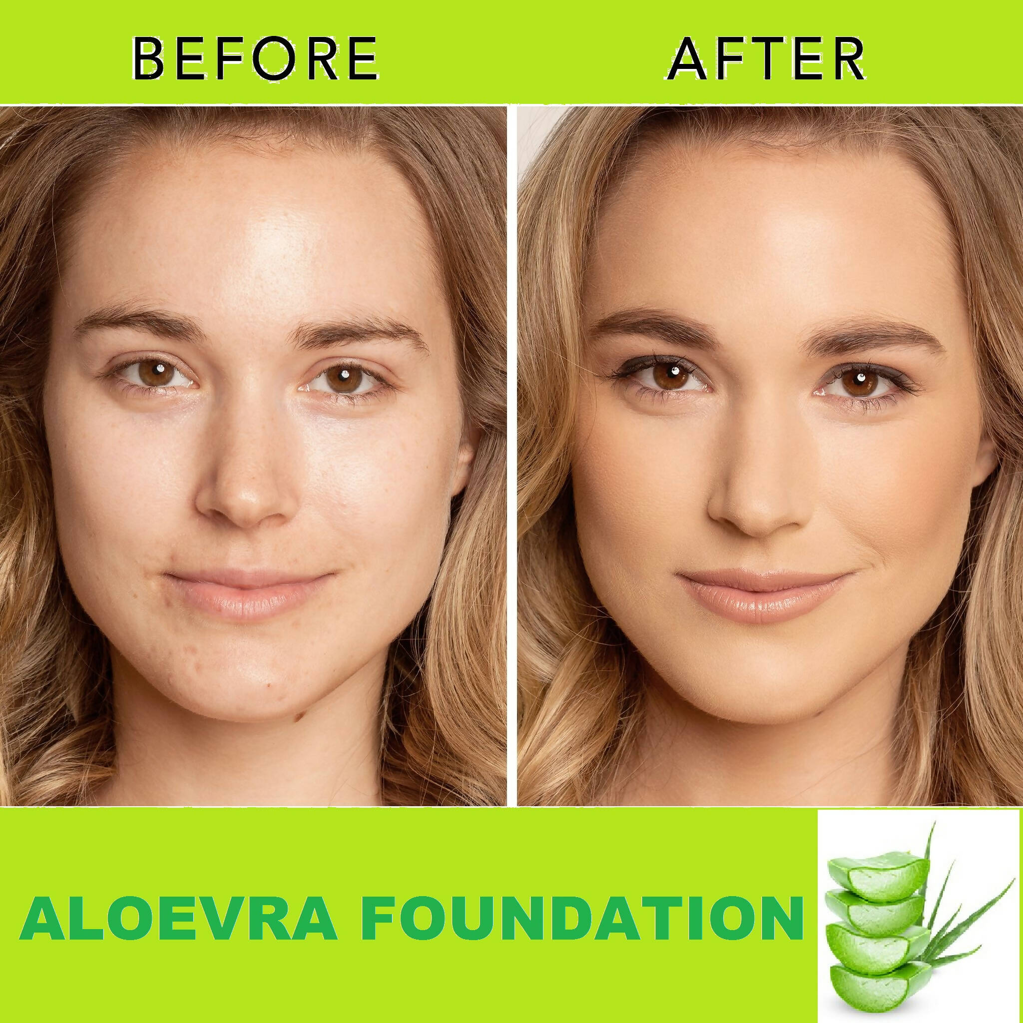 Maliao Professional Matte Look Aloe Vera Whitening Foundation - Distacart