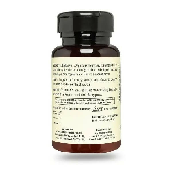 Herbxpert Shatavari Extract Tablets - Distacart