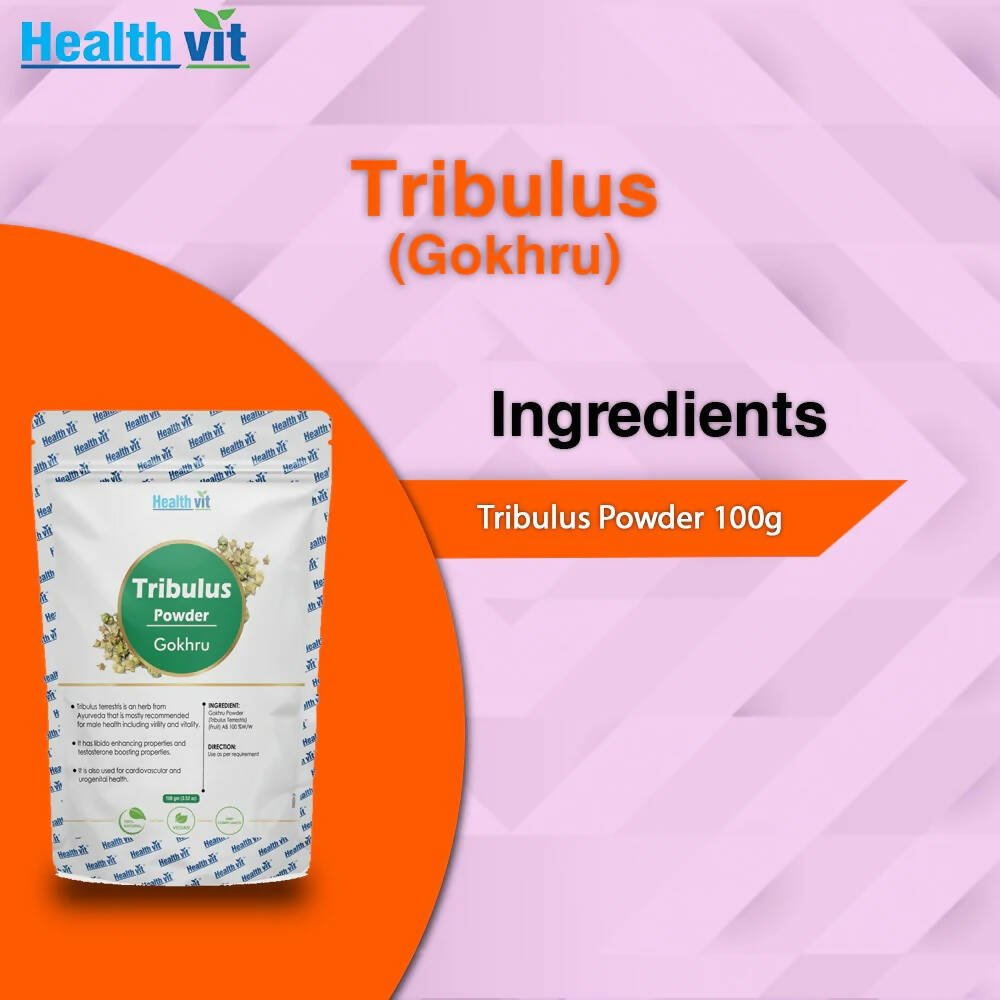 Healthvit Natural Tribulus Powder - Distacart