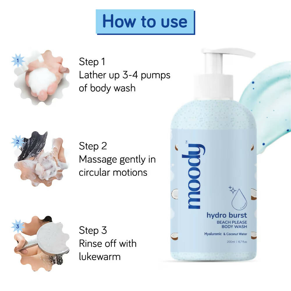 Moody 7D Hydro Burst Bleach Please Body Wash - Distacart