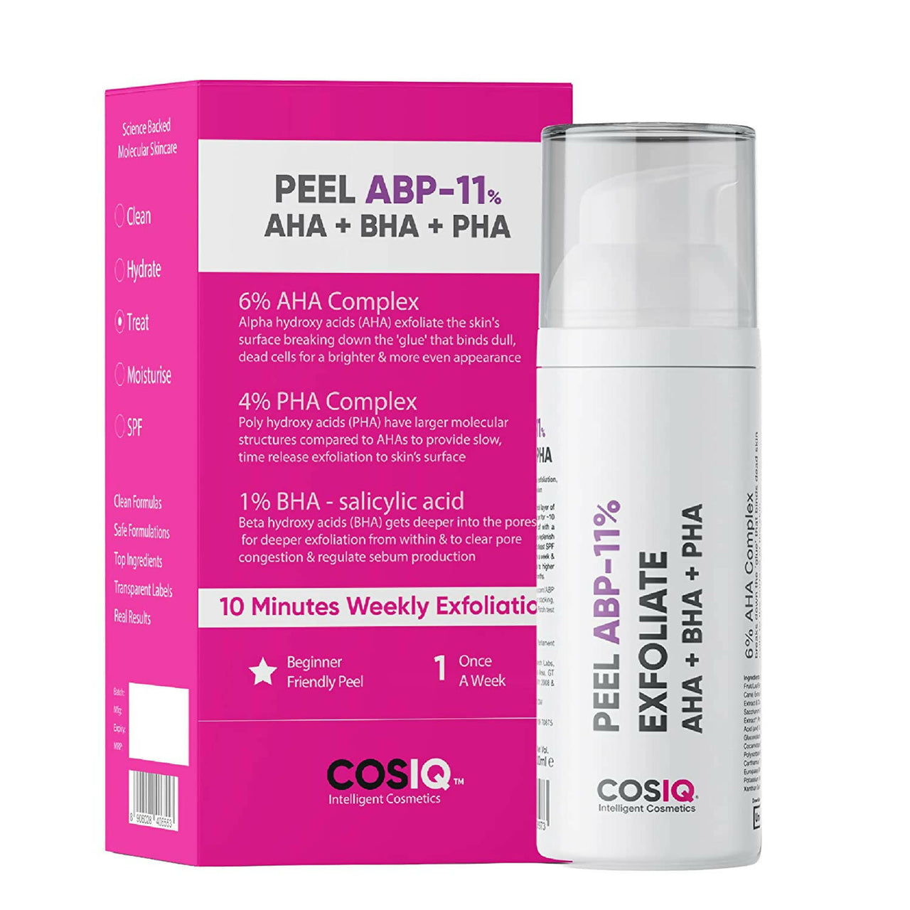 Cos-IQ ABP 11% Beginner Friendly Exfoliating Peel - Distacart