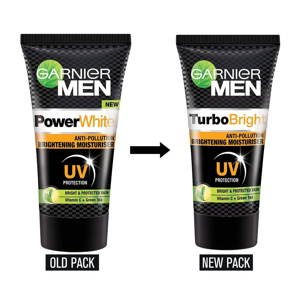 Garnier Men Turbo Bright Anti-Pollution Brightening Moisturizer - Distacart