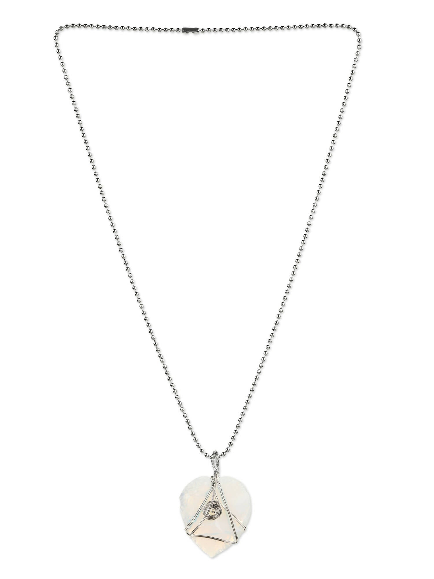 Women's Silver-Toned Blue Silver-Plated Handcrafted Chain - Ruby Raang - Distacart