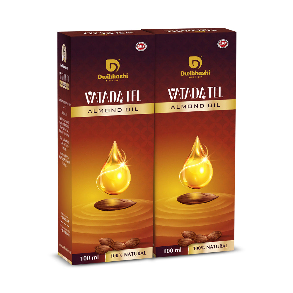 Dwibhashi Vatada Tel Almond Oil - Distacart