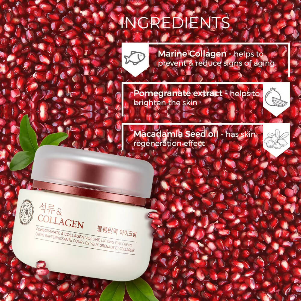 The Face Shop Pomegranate & Collagen Volume Lifting Eye Cream - Distacart