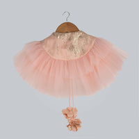 Thumbnail for Pink Cow Fashions Peach Shrug With Frill - Distacart