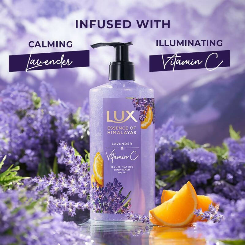 Lux Essence Of Himalayas Lavender & Vitamin C Illuminating Body Wash - Distacart