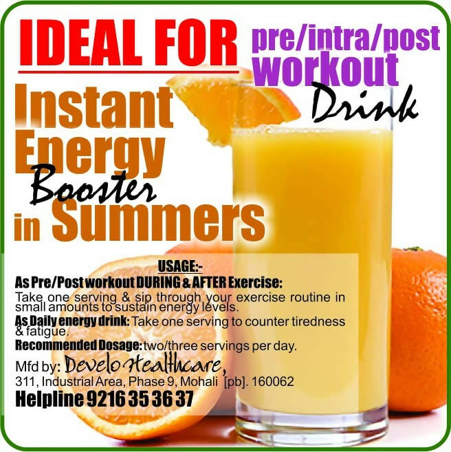 Develo Electrolyte Rich Energy Drink - Nimbu Pani Flavour - Distacart