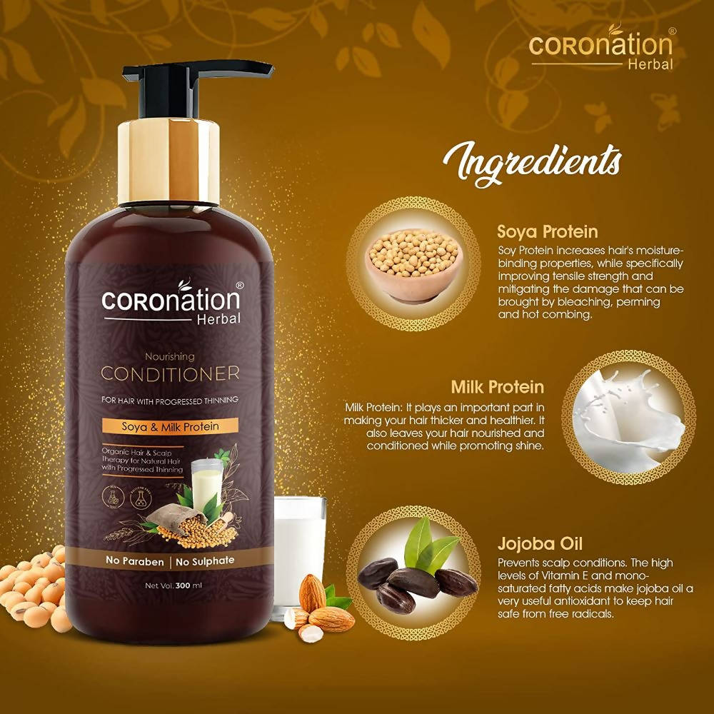 Coronation Herbal Soya & Milk Protein Hair Conditioner - Distacart